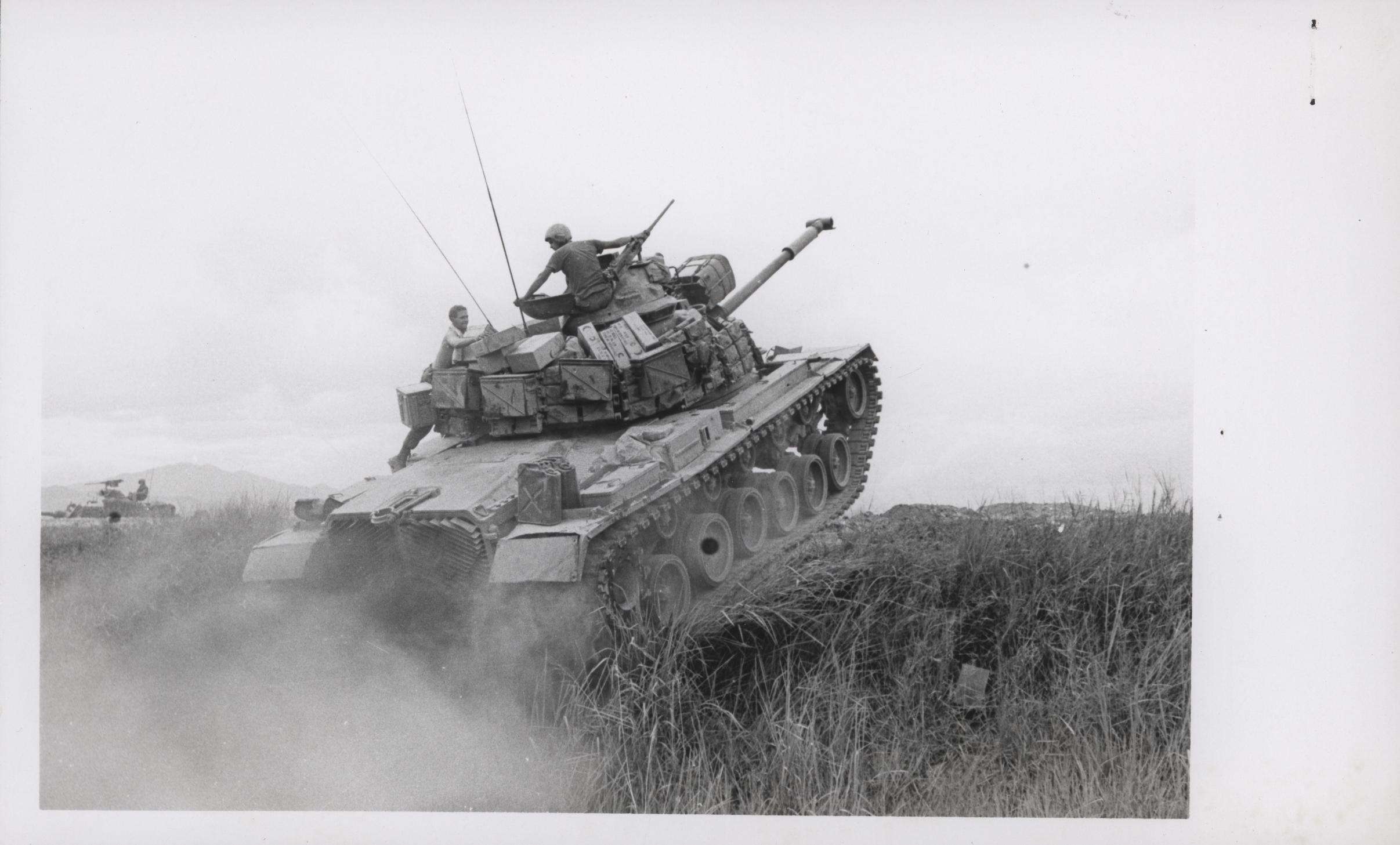 An M48 Patton in Vietnam.